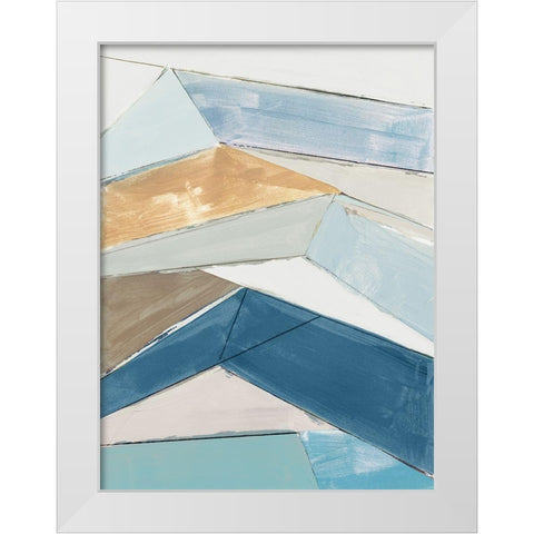 Sailors Cliffs II  White Modern Wood Framed Art Print by Cartissi