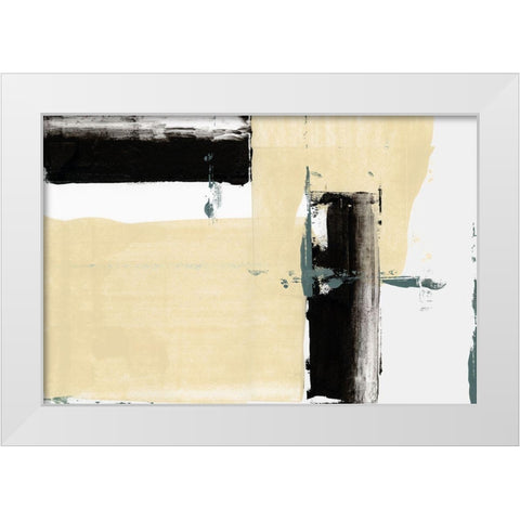 Simple Things II White Modern Wood Framed Art Print by cartissi