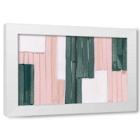 Stop Motion White Modern Wood Framed Art Print by Cartissi