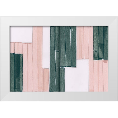 Stop Motion White Modern Wood Framed Art Print by Cartissi