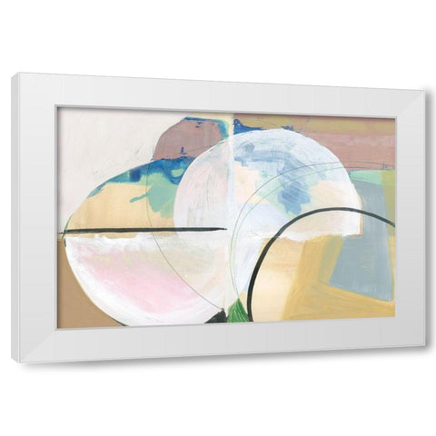 Californa Love I  White Modern Wood Framed Art Print by Cartissi