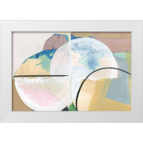 Californa Love I  White Modern Wood Framed Art Print by Cartissi