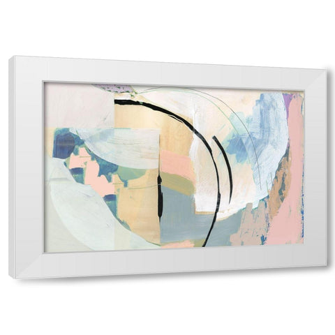 Californa Love II White Modern Wood Framed Art Print by Cartissi