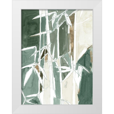 Blink White Gold I  White Modern Wood Framed Art Print by Cartissi