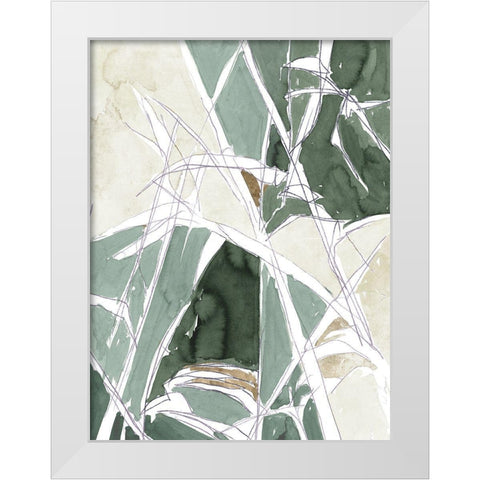 Blink White Gold II White Modern Wood Framed Art Print by Cartissi
