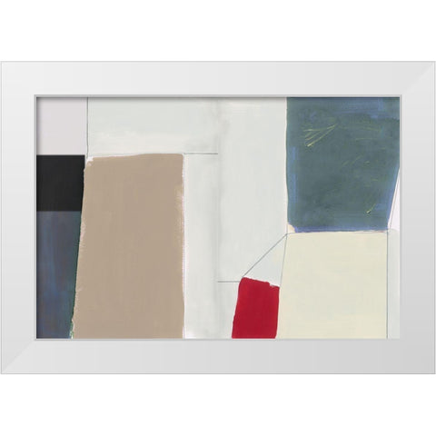 Tonic Techno I  White Modern Wood Framed Art Print by Cartissi