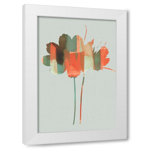 Pastel Union II  White Modern Wood Framed Art Print by Cartissi