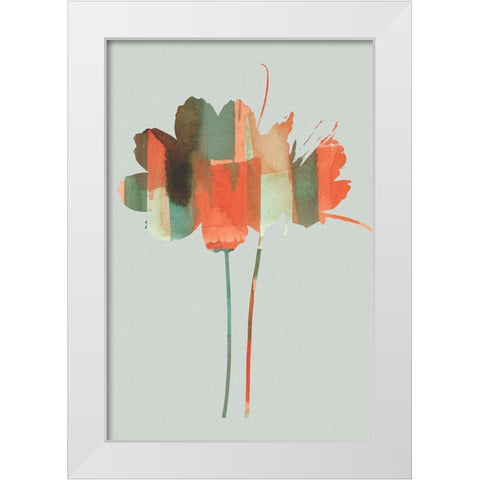 Pastel Union II  White Modern Wood Framed Art Print by Cartissi