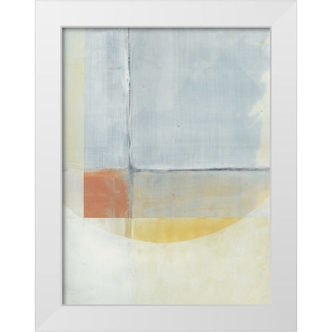 White Cornish Walls I White Modern Wood Framed Art Print by Cartissi