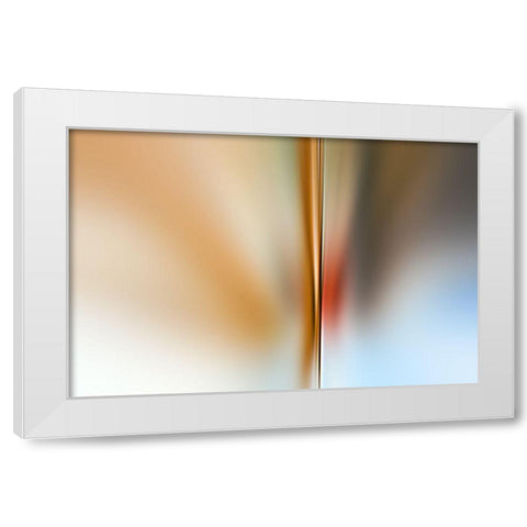 Sepera White Modern Wood Framed Art Print by Claes