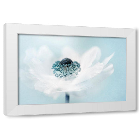 Candy Floss White Modern Wood Framed Art Print by Parker