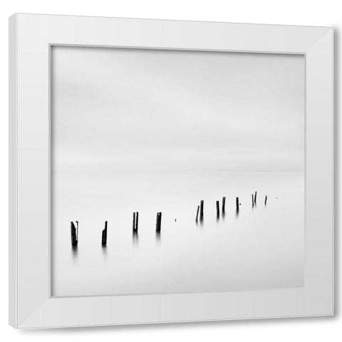 Digalakis - As  Time Goes By White Modern Wood Framed Art Print by 1x