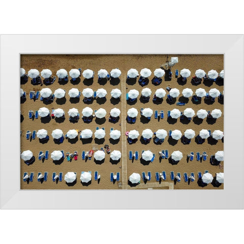 Aumitcanan - Summer White Modern Wood Framed Art Print by 1x