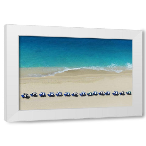 Dabi - Untitled White Modern Wood Framed Art Print by 1x