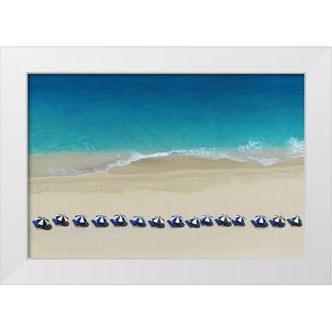 Dabi - Untitled White Modern Wood Framed Art Print by 1x