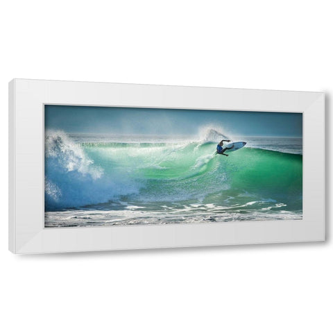 Beau - Hossegor Pro 2013 White Modern Wood Framed Art Print by 1x