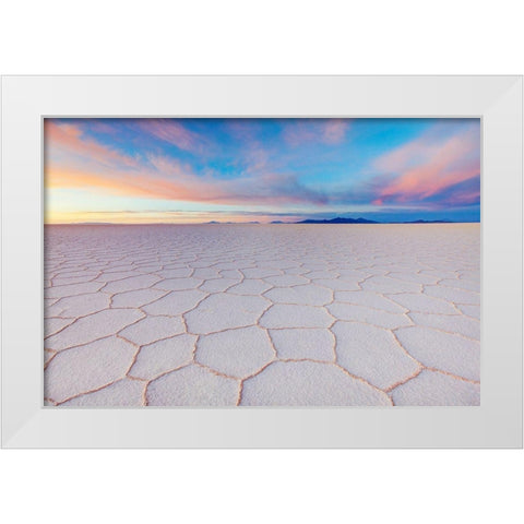 Tenderness White Modern Wood Framed Art Print by Gibiskys