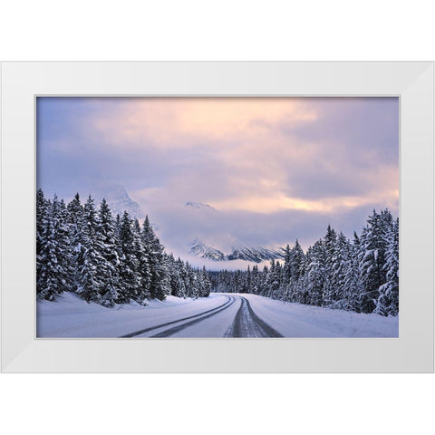 To the Wonderland White Modern Wood Framed Art Print by Xu
