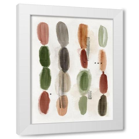 Stacked Pallets I  White Modern Wood Framed Art Print by Hazel J