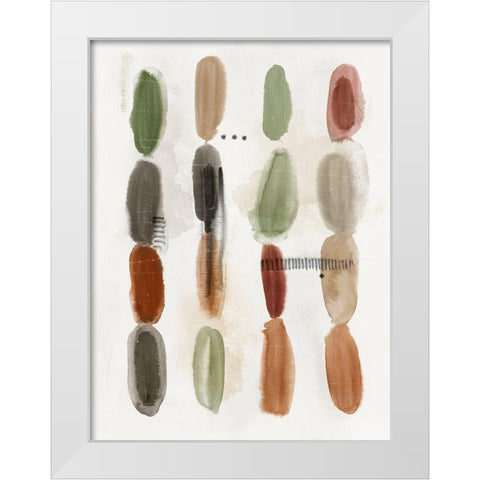 Stacked Pallets II  White Modern Wood Framed Art Print by Hazel J