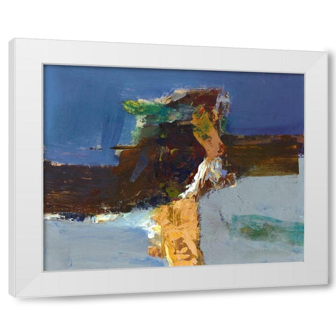 Growing by you White Modern Wood Framed Art Print by Hoop, Fiona