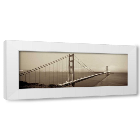 San Fran II White Modern Wood Framed Art Print by Rezzonico, Carlo