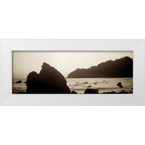Blonde Summer White Modern Wood Framed Art Print by Rezzonico, Carlo