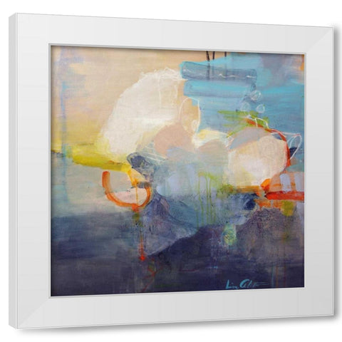 Above the Clouds White Modern Wood Framed Art Print by Alattar, Lina