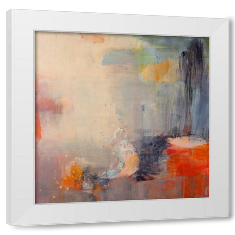 Soft Landings White Modern Wood Framed Art Print by Alattar, Lina