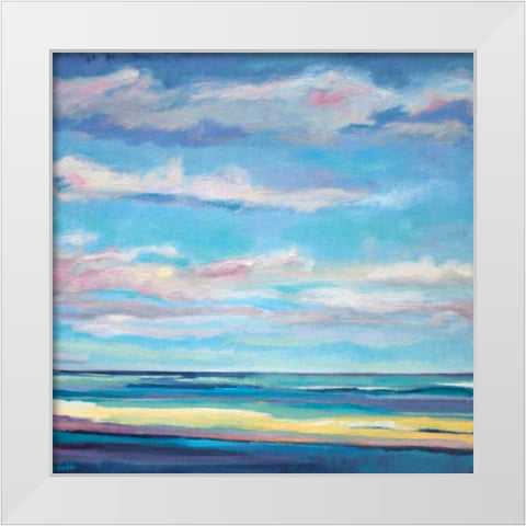 Tidal Surge White Modern Wood Framed Art Print by Arden, Niki