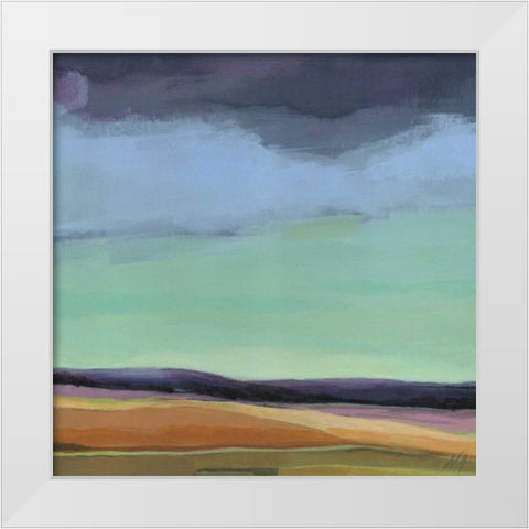 Too Much Walking White Modern Wood Framed Art Print by Arden, Niki