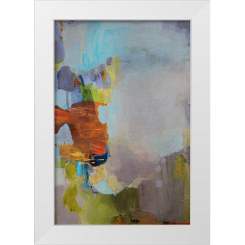 By The Sea White Modern Wood Framed Art Print by Alattar, Lina