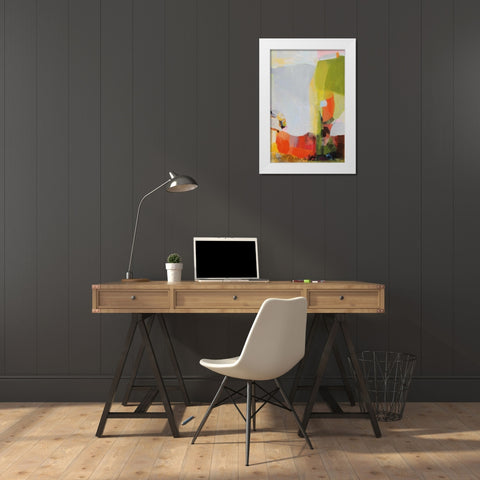 Gift of 65 Roses White Modern Wood Framed Art Print by Alattar, Lina