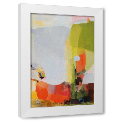 Gift of 65 Roses White Modern Wood Framed Art Print by Alattar, Lina