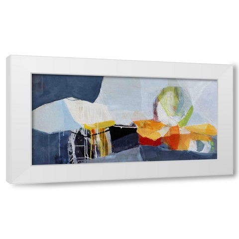 Story Teller White Modern Wood Framed Art Print by Alattar, Lina