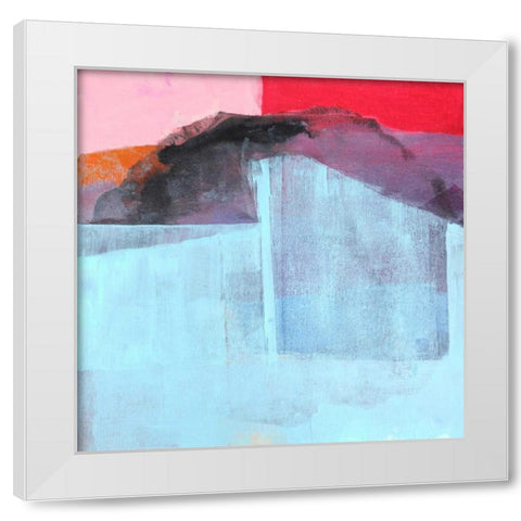 Hiding Places White Modern Wood Framed Art Print by Alattar, Lina