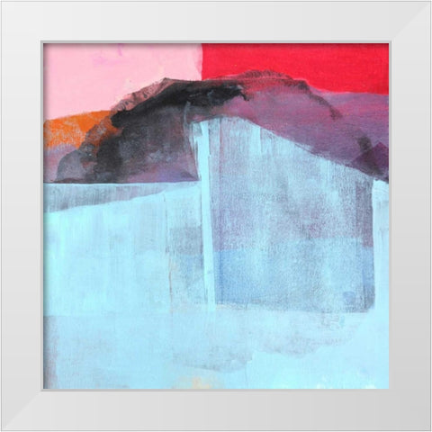 Hiding Places White Modern Wood Framed Art Print by Alattar, Lina