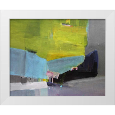 Nestled Reflection White Modern Wood Framed Art Print by Alattar, Lina