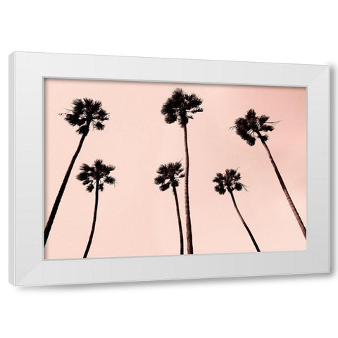 Palm Trees 1997 Copper White Modern Wood Framed Art Print by Asla, Erik