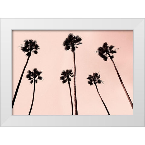 Palm Trees 1997 Copper White Modern Wood Framed Art Print by Asla, Erik