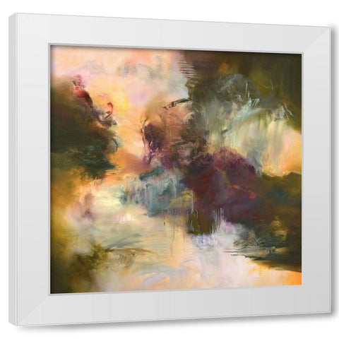 Wanderlust White Modern Wood Framed Art Print by Arana, Emilia