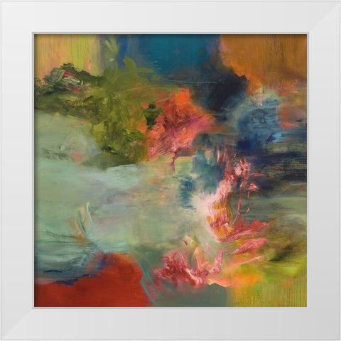 Midcentury Flight White Modern Wood Framed Art Print by Arana, Emilia