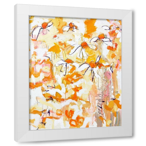 Good Day Sunshine White Modern Wood Framed Art Print by Anders, Per