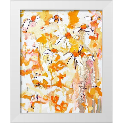 Good Day Sunshine White Modern Wood Framed Art Print by Anders, Per