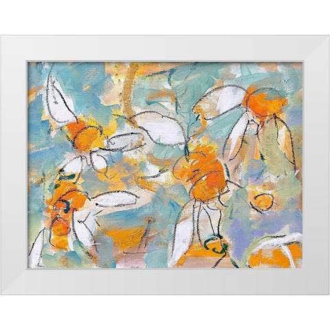 Summer White Modern Wood Framed Art Print by Anders, Per