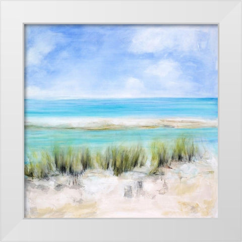 Captiva Island White Modern Wood Framed Art Print by Apperlo, Mila