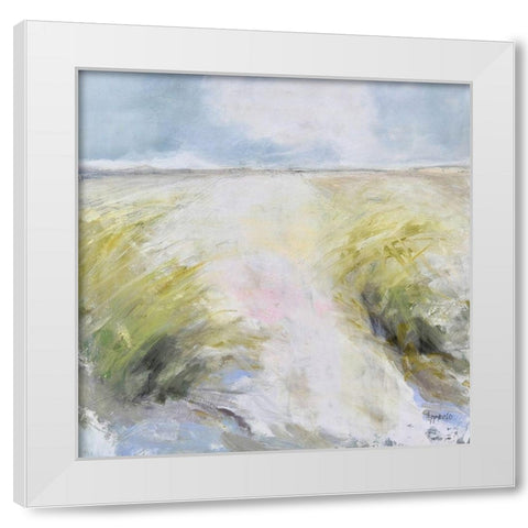Lovers Key White Modern Wood Framed Art Print by Apperlo, Mila