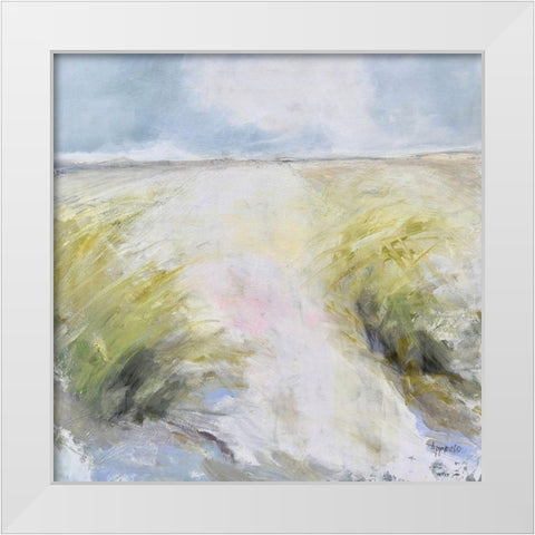 Lovers Key White Modern Wood Framed Art Print by Apperlo, Mila