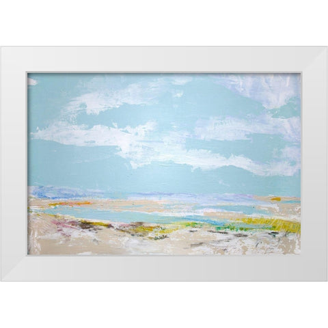 Mediteraneo White Modern Wood Framed Art Print by Apperlo, Mila