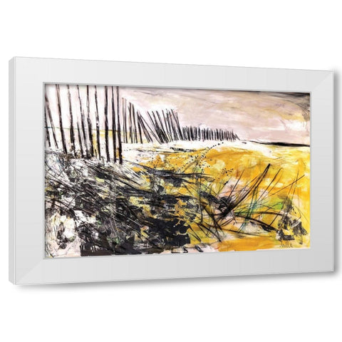 Outer Banks White Modern Wood Framed Art Print by Apperlo, Mila